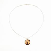 Time Gem Jewelry Necklace, Zinc Alloy, with Resin, fashion jewelry & for woman .7 Inch 