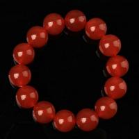 Bracelets Agate en rouge, agate rouge, unisexe & antifatigue & normes différentes pour le choix, rouge, Vendu par brin