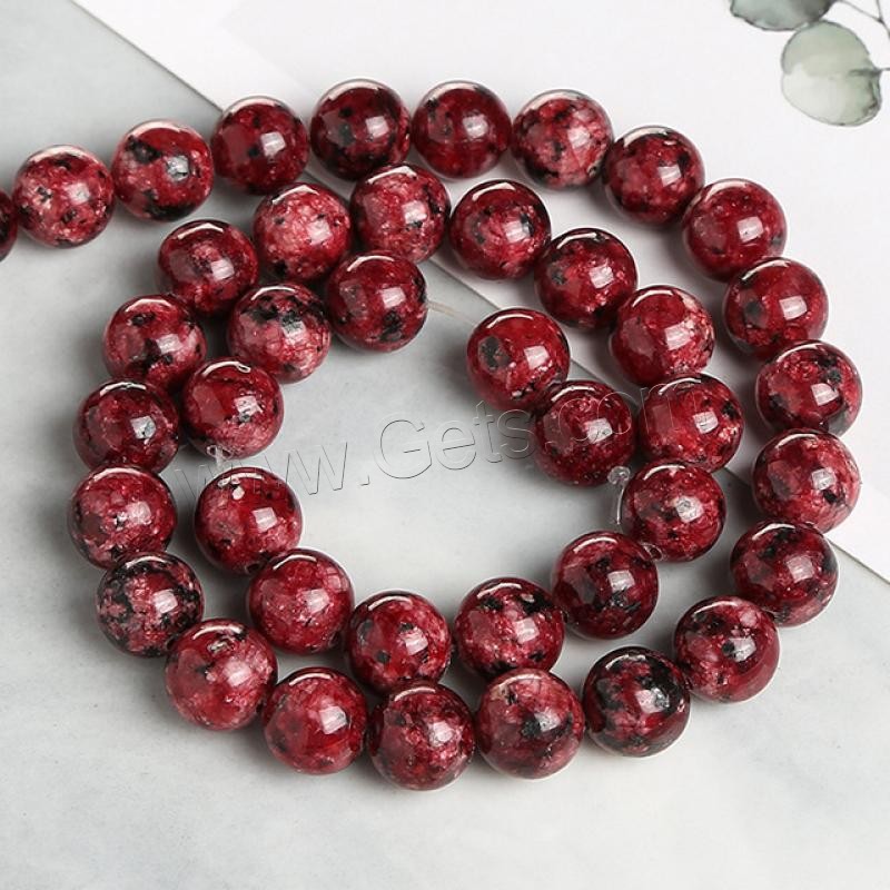 Sesame Jasper Bead, Round, polished, different size for choice, more colors for choice, Length:Approx 14.57 Inch, Sold By Strand