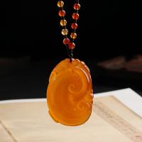 Carnelian Sweater Necklace, with Nylon Cord, Unisex Approx 23.62 Inch 