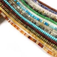 Gemischte Edelstein Perlen, Abakus,Rechenbrett, verschiedenen Materialien für die Wahl, keine, 3x6mm, Länge:40 cm, verkauft von Strang[