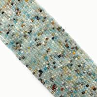 Amazonit Schwarz Gold Perlen, Abakus,Rechenbrett, DIY & facettierte, blau, Länge:38 cm, verkauft von Strang