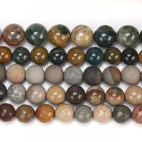 Perle Agate naturel océan, agate océan, Rond, poli, normes différentes pour le choix, plus de couleurs à choisir Environ 14.57 , Vendu par brin