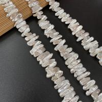 Biwa Cultured Freshwater Pearl Beads, Nuggets, DIY, white, 5x20- 