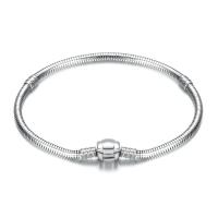 Stainless Steel Chain Bracelets & Unisex & snake chain, 3mm 