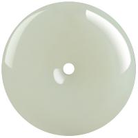 Hetian Jade colgante, Donut, Blanco, 27x7.3mm, Vendido por UD