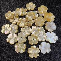 Natural Yellow Shell Beads, Flower, DIY yellow 