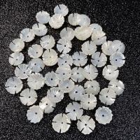 Natürliche weiße Muschelperlen, Blume, DIY, weiß, 12mm, verkauft von PC