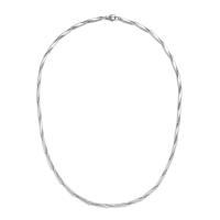 Titanium Steel Jewelry Necklace, Unisex original color, 3mm 