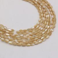 Natural Yellow Shell Beads, Rice, DIY, beige cm 