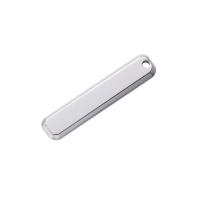 Stainless Steel Pendants, Rectangle, plated, fashion jewelry 