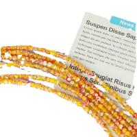 Millefiori Slice Lampwork Beads, Round, DIY, mixed colors cm 