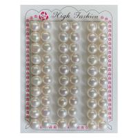 Half Drilled Cultured Freshwater Pearl Beads, DIY & half-drilled 