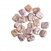 No Hole Cultured Freshwater Pearl Beads, Square, DIY 