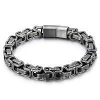 Stainless Steel Chain Bracelets, for man, 8mm Approx 8.66 Inch 
