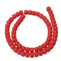 Matte Glass Beads, reddish orange Approx 15 Inch, Approx 