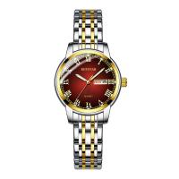 Uhrenarbänder für Frauen, Edelstahl, mit Zinklegierung, chinesische Bewegung, keine, 32x9.5x14mm, verkauft von PC