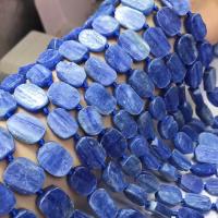 perles de disthène bleu, Irrégulière, DIY, bleu, 15-17mm cm, Vendu par brin