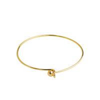 Brass Bangle Wire, 14K gold plated, DIY 