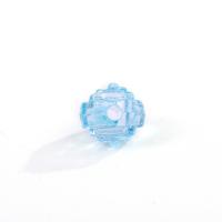 Perles acryliques transparentes, Acrylique, Rose, DIY, couleurs mélangées, 12mm Vendu par sac