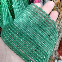 Perle en aventurine verte, Rond, poli, DIY & normes différentes pour le choix & facettes, vert Environ 15 pouce, Vendu par brin