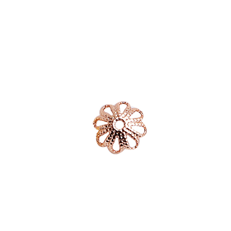 Brass Bead Cap, Flower, plated, DIY & different size for choice, more colors for choice, Hole:Approx 1mm, Sold By PC