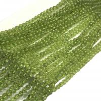 Перидот бисер, перидот, Круглая, полированный, DIY, зеленый, длина:38 см, продается Strand