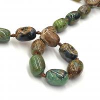 Natural Miracle Agate Beads, Oval, polished, DIY, mixed colors Approx 15 Inch 