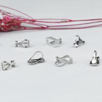 Stainless Steel Clip On Earring Finding, Unisex, original color 
