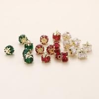 Cubic Zirconia Brass Pendants, plated, fashion jewelry & micro pave cubic zirconia 