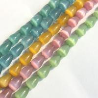 Cats Eye Beads, Teardrop, polished, DIY Approx 15 Inch 
