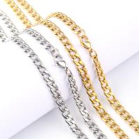 Fashion Stainless Steel Necklace Chain, plated & curb chain 