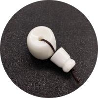 Weiße Muschel 3 Löcher Guru Perlen, DIY & verschiedene Größen vorhanden, weiß, 10-20mm, verkauft von PC