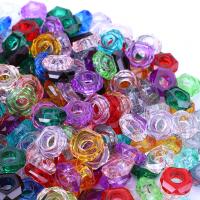 Translucent Resin Beads, DIY & faceted, mixed colors 