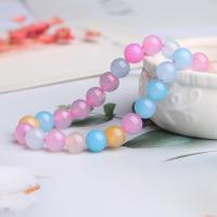 Gemischte Achat Perlen, rund, DIY & verschiedene Größen vorhanden, gemischte Farben, Länge:ca. 14.17 ZollInch, verkauft von Strang