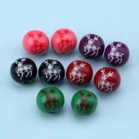 Perles en bois peintes, vernis au four, DIY, plus de couleurs à choisir, 16mm, Vendu par PC
