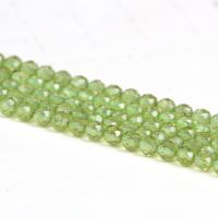 Peridot Perlen, Peridot Stein, DIY & facettierte, grün, Länge:38 cm, verkauft von Strang
