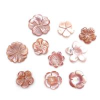 Natural Pink Shell Beads, Carved, DIY pink, 15-20mm 