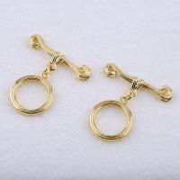 Brass Toggle Clasp, 18K gold plated, fashion jewelry & DIY & for woman 14mm,25mm 