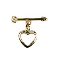 Brass Toggle Clasp, 18K gold plated, fashion jewelry & DIY, golden, 11*14mm,21.5mm 