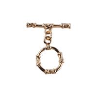 Brass Toggle Clasp, 18K gold plated, fashion jewelry & DIY, golden, 15mm,23mm 
