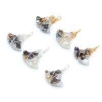 Freshwater Pearl Pendants, Resin, with Freshwater Pearl & Iron, plated, fashion jewelry & DIY 