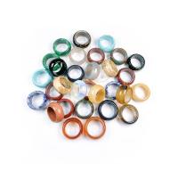 Gemstone Finger Ring, Donut  & Unisex 12mm 