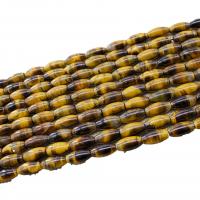Tigerauge, Trommel, poliert, DIY, gemischte Farben, 10-20mm, Länge:38 cm, verkauft von Strang