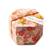 Jewelry Gift Box, Paper, Hexagon, printing 