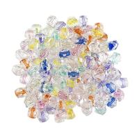 Perles acryliques transparentes, Acrylique, DIY, couleurs mélangées Environ 1mm Vendu par sac