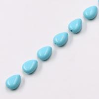 Synthetic Turquoise Beads, Teardrop, DIY blue Approx 15 Inch 