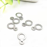 Stainless Steel Chain Tab, silver color 