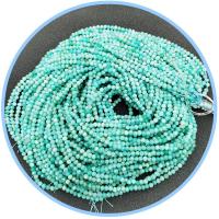 Amazonit Perlen, rund, poliert, DIY & facettierte, grün, Länge:38 cm, verkauft von Strang