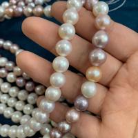 Round Cultured Freshwater Pearl Beads, DIY 9-11mm Approx 15.75 Inch 
